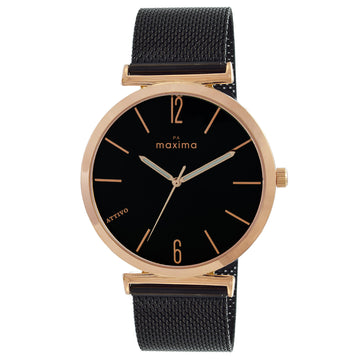 Maxima ATTIVO Men Black Dial Analogue Watch - 66570CMGT